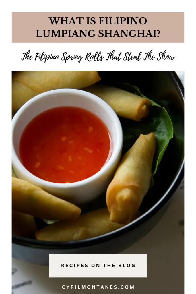 Spring rolls in a bowl with sweet and sour sauce