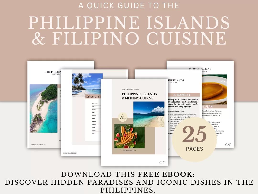 FREE EBOOK A QUICK GUIDE TO THE PHILIPPINE ISLANDS AND FILIPINO CUISINE
