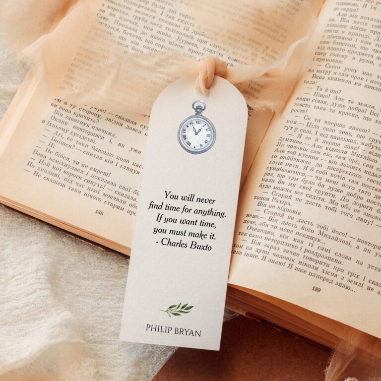 Zazzle personalized watercolor pocketwatch bookmark on an open book by Montanes Art and Designs